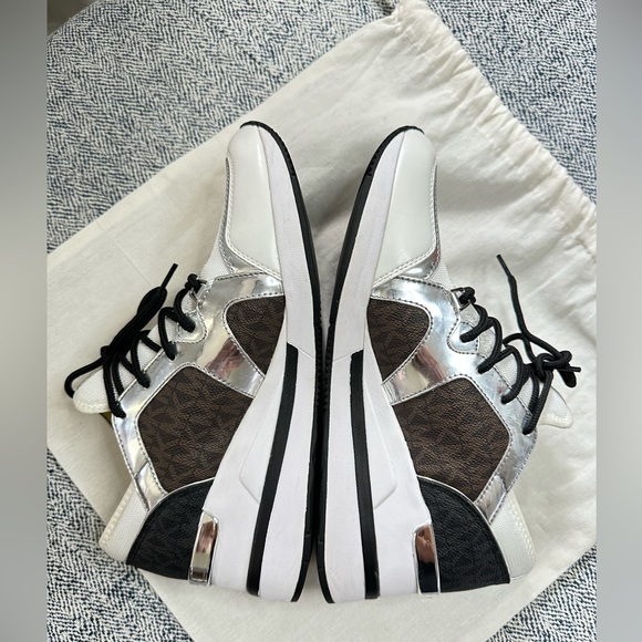 Tenis Michael Kors Lady Platform Rubber Outsole Size 10 - Picture 3 of 9